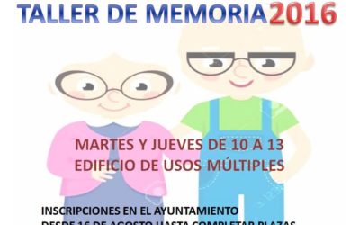 Taller de memoria 2016 en Algallarín