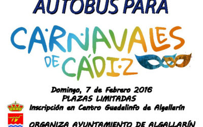 ¿QUIERES DISFRUTAR DE LOS CARNAVALES DE CÁDIZ?