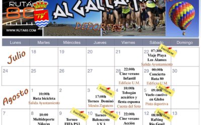 Actividades Verano de ocio, participación ciudadana y deportivas 2017