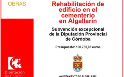 Rehabilitación de edificio en el cementerio de Algallarín