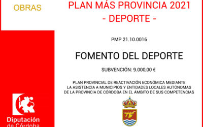 Plan más provincia 2021 – Fomento del deporte